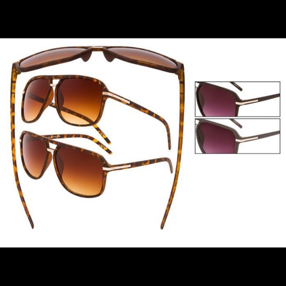 Men’s retro Style Sunglasses NWT Black - Picture 1 of 4